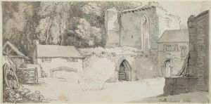 Valle Crucis Abby by Thomas Rowlandson