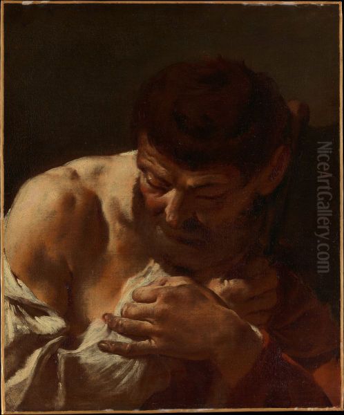 Bust of a Man (Saint Matthias?) - view 1