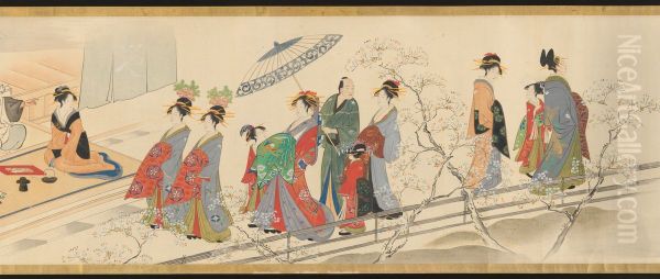 san fu shen ji yuan tongi tu juan 「quan sheng ji chun you hu」 - view 1