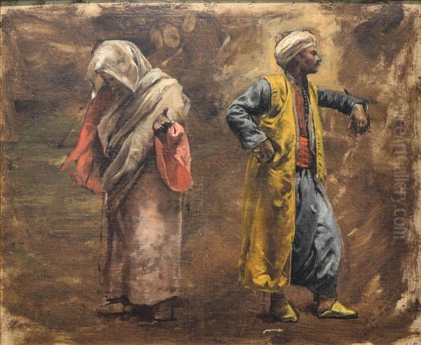 Study of Two Figures - view 1