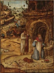Saint Jerome in the Wilderness by unknown