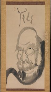 Portrait of Daruma by Hakuin Ekaku
