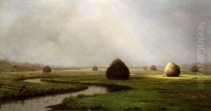 Hazy Day on the Marshes, New Jersey by Martin Johnson Heade