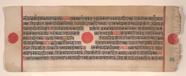 Leaf from a Kalpa Sutra (Jain Book of Rituals) - view 1