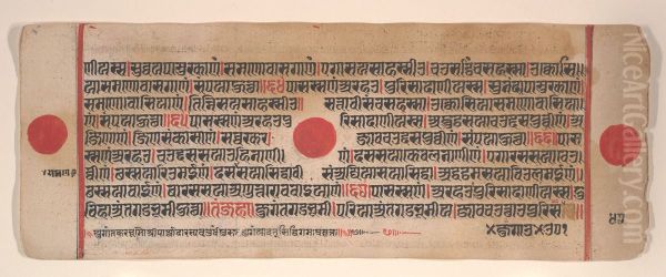 Leaf from a Kalpa Sutra (Jain Book of Rituals) - view 1