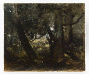 Pheasantry in the Forest of Compiegne by Theodore Rousseau