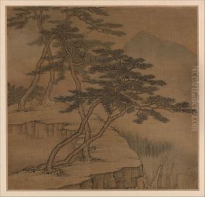qing gao cen ni gu shan shui tu ce juan ben by Gao Cen