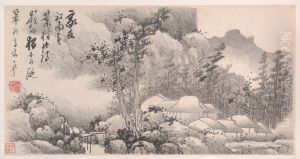 qing  fang gong xian  shan shui tu  ce by Gong Xian