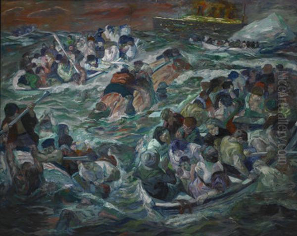 Sinking of the Titanic - view 1
