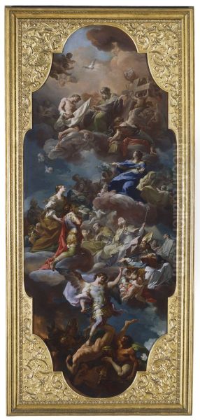 St. Helena and the Emperor Constantine Presented to the Holy Trinity by the Virgin Mary - view 1