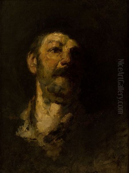 Study Head, Man with Hat - view 1