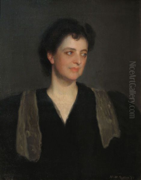 Portrait of a Woman in Black (Mrs. Howard Okie) - view 1