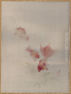 Goldfish by Watanabe Shotei