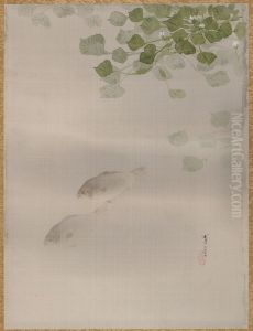 Fishes by Watanabe Shotei