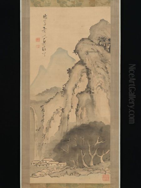 Landscape with Waterfall - view 1