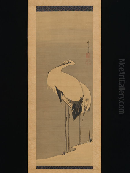 Two Cranes - view 1