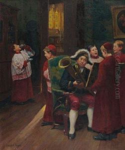 Les Enfants De Choeur by Paul Charles Chocarne-Moreau