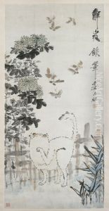 Cat and Butterfly by Xu Gu