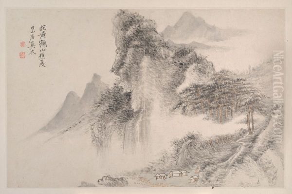 Landscapes in the Manner of Song and Yuan Masters - view 1