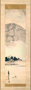 Finger Painting of a Landscape by Ike no Taiga
