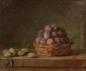 Plums and almonds