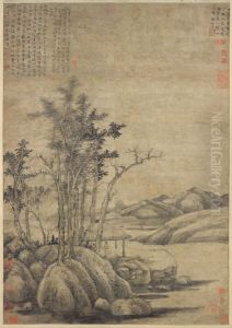 Enjoying the Wilderness in an Autumn Grove by Ni Zan