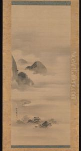 yue ye shan shui tu by Kano Tan'yu