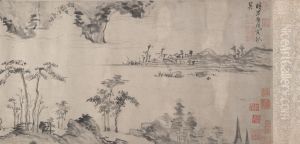 River Landscape by Xiang Yuanbian