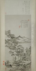 Landscape in the Styles of Huang Gongwang and Gao Kegong by Wang Yuanqi