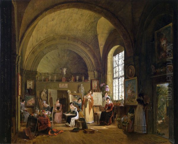 Replica of 'Interior of the Studio of Van Dael and his students at the Sorbonne' - view 1