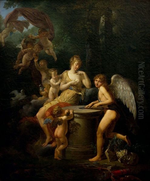 Amour defeated by Chastity - view 1