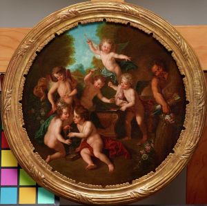 The Blacksmith Cupids by Charles-Antoine Coypel