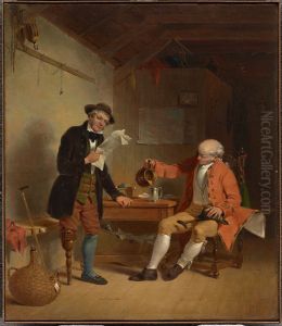 Commodore Trunnion and Jack Hatchway by Francis William Edmonds