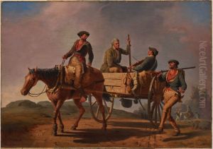 Veterans of 1776 Returning from the War by William Ranney