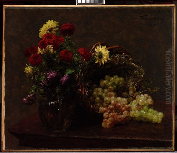 Flowers and Grapes - view 1