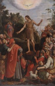 St. John the Baptist Preaching in the Wilderness by Santi Di Tito