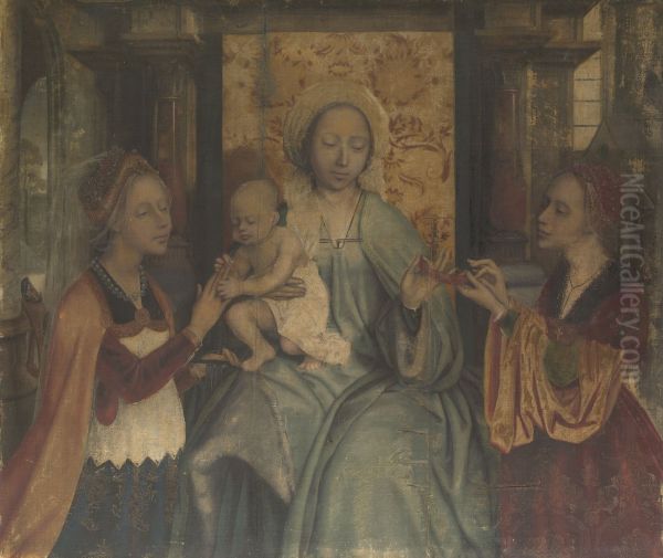 The Virgin and Child with Saints Barbara and Catherine - view 1