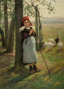 Goose Girl by Vaclav Brozik