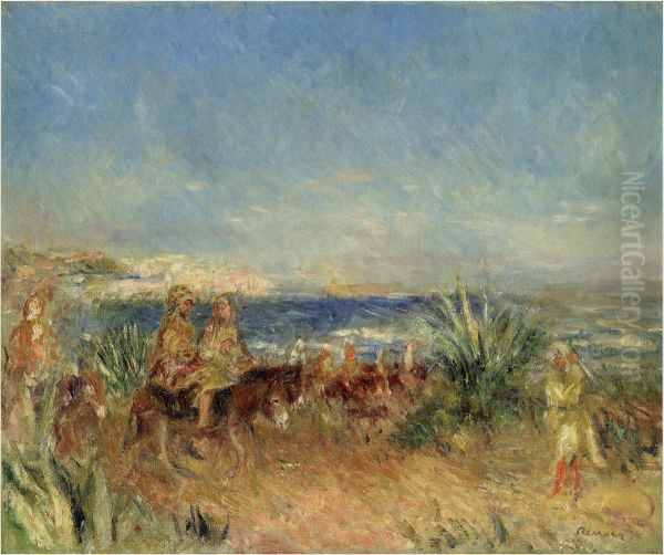 Arabs on Donkeys - view 1