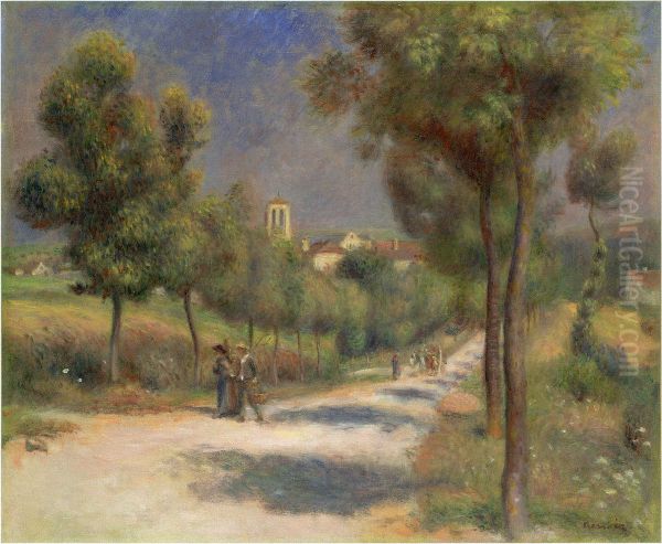 Landscape of Essyes, Early Morning - view 1