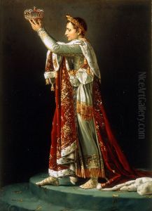 Portrait of Napoleon from David's Coronation of the Emperor and the Empress by Jacques-Louis David