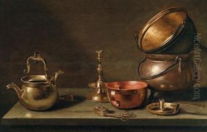 Still life with copperware