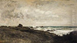 Seascape by Charles-Francois Daubigny