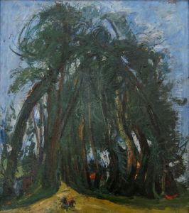 L'Allee d'arbres by Chaim Soutine