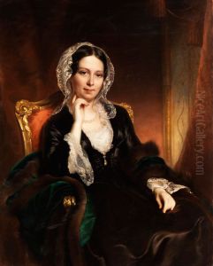Portrat der Grafin Schwarzenberg by Franz Xavier Winterhalter