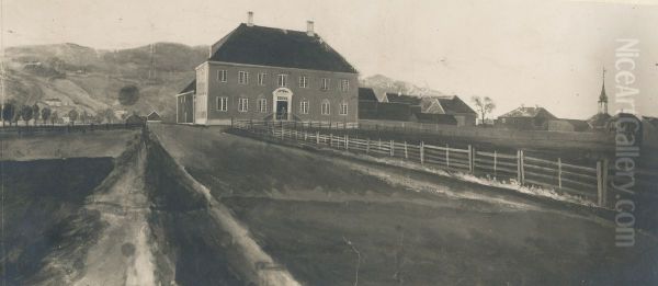Kaptein Jorgen Coldevin Rosenvinges gard pa Kalvskinnet - view 1