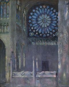 The Interior of the Abbey Church of Saint Denis The Interior of the Abbey Church of Saint Denis