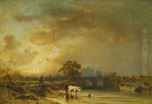 French river landscape - view 1