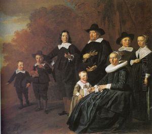 Portrait of the family of Rutger van Weert and Maria Beels by Jacob van Loo