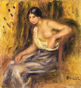 sitting woman